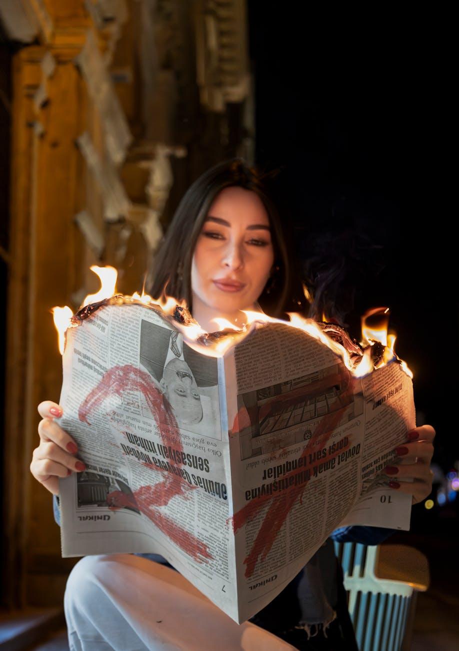 Controversial biopic poster about [Protagonist's Name] focuses on sensationalism.